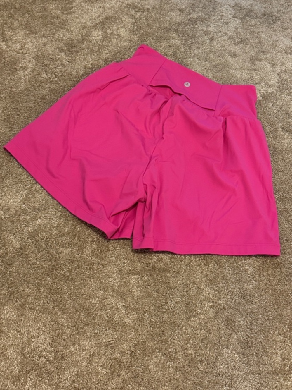 HALARA High-Waist Hot Pink Athletic Shorts